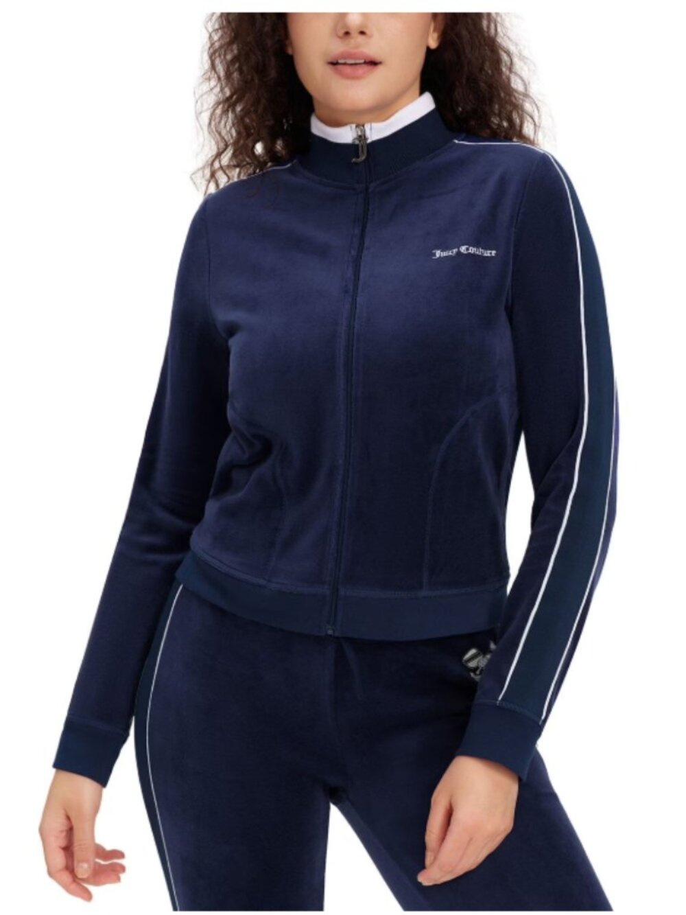 Juicy Couture Women's Cotton Velour Pickleball Jacket